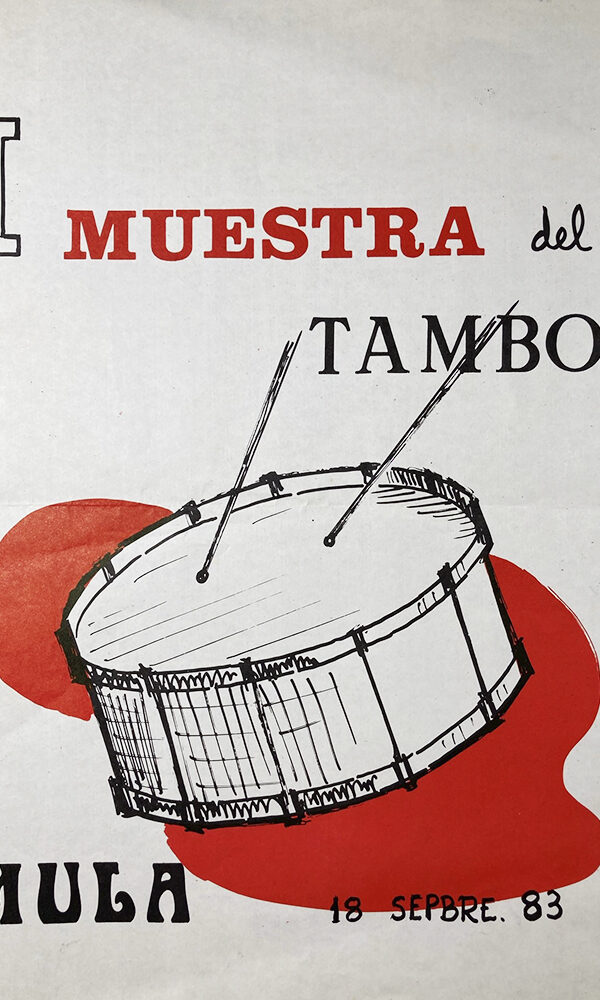 Cartel La Noche de los Tambores /1983