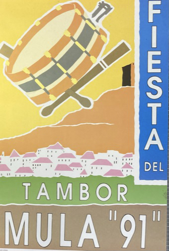 Cartel La Noche de los Tambores /1991