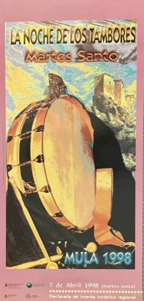 poster "La Noche de los Tambores" (Die Nacht der Trommeln) /1998