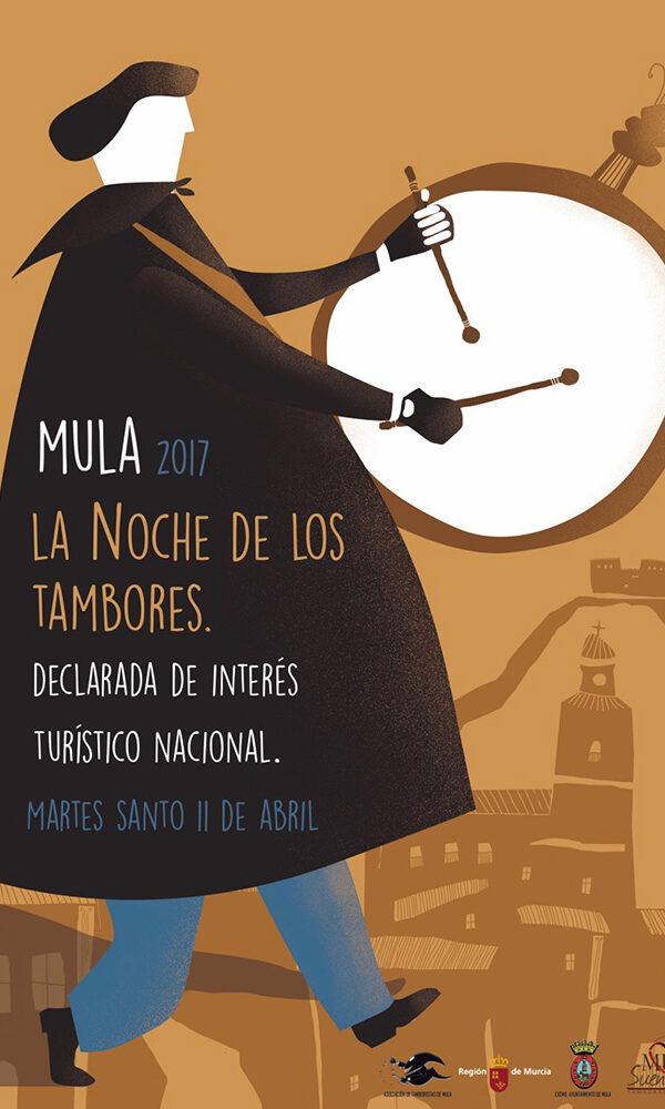 poster "La Noche de los Tambores" (Die Nacht der Trommeln) /2017